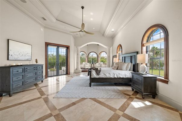 Bedroom, Interior, Recessed Lighting