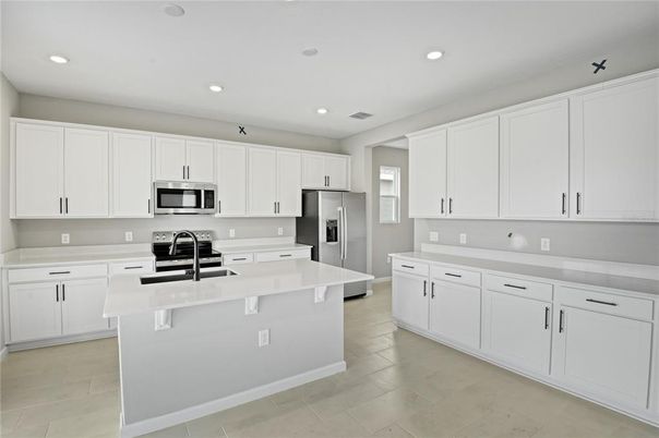 Interior, Kitchen, Recessed Lighting, Stainless Steel Appliances