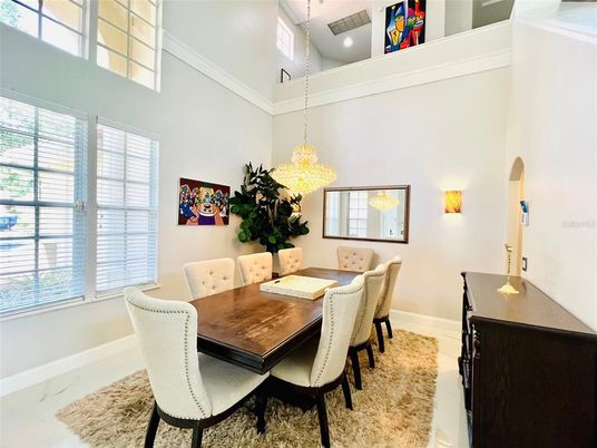 Dining room, Interior, Pendant Lights