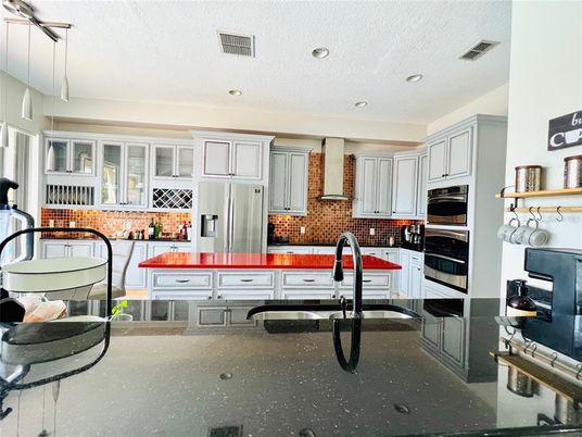 Interior, Kitchen, Recessed Lighting, Stainless Steel Appliances