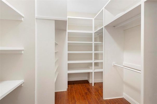 Interior, Walk-in Closets, Wood Texture Flooring