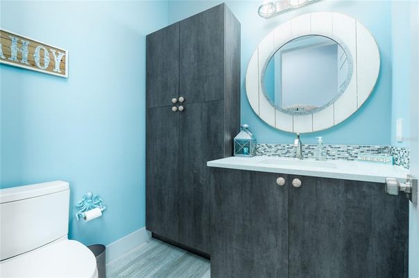 Bathroom, Interior, Wood Texture Flooring