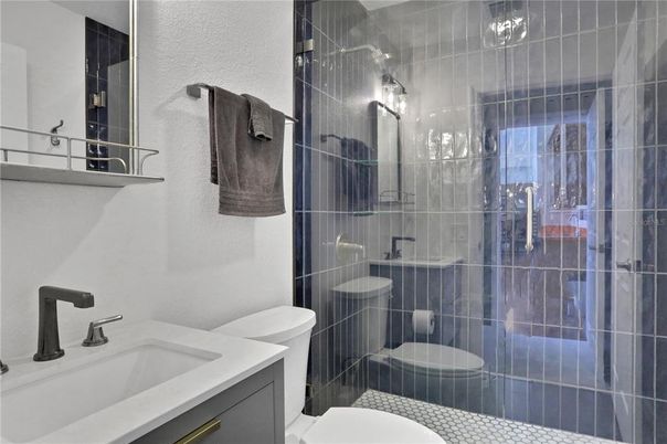 Bathroom, Glass Shower, Interior