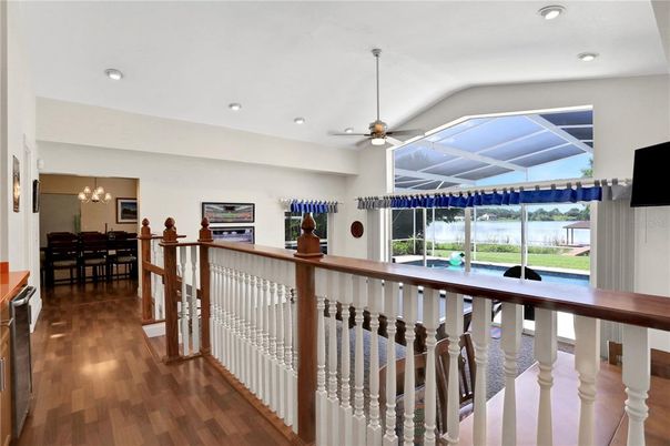 Chandelier, Dining room, Interior, Recessed Lighting, Wood Texture Flooring
