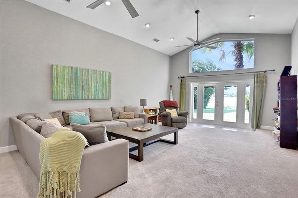 Interior, Living room, Recessed Lighting