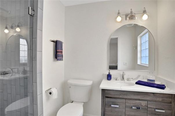 Bathroom, Glass Shower, Interior