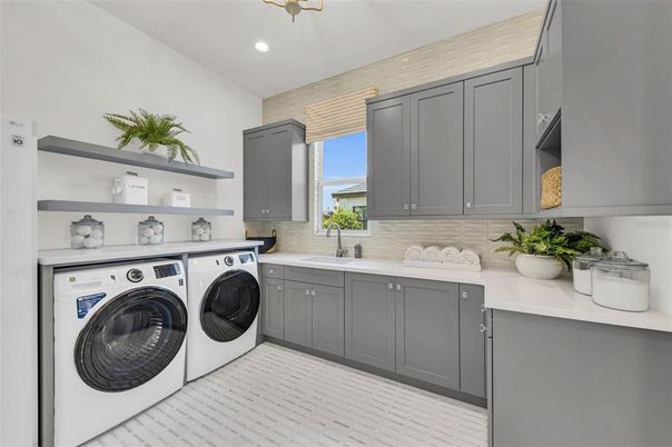 Interior, Recessed Lighting, Washer