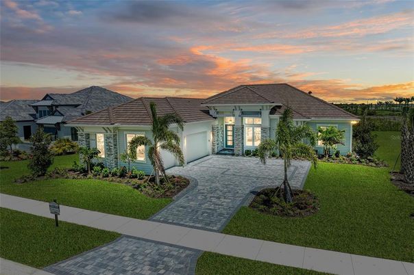 Attached, Backyard, Exterior, Facade, Mediterranean