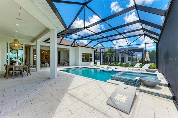 Dining room, Glass Ceilings, Interior, Pool, Sun Room