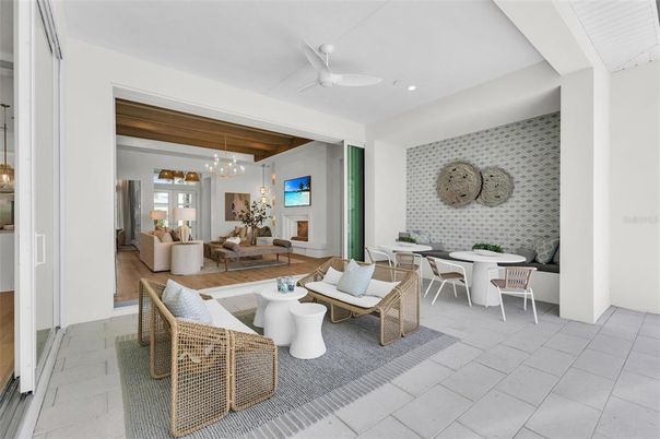 Dining room, Interior, Living room, Pendant Lights, Recessed Lighting