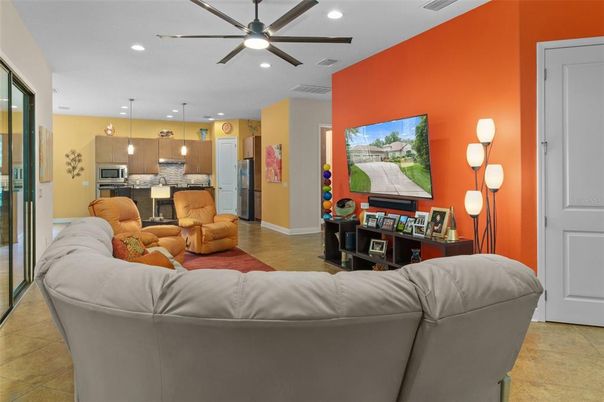 Interior, Kitchen, Living room, Pendant Lights, Recessed Lighting