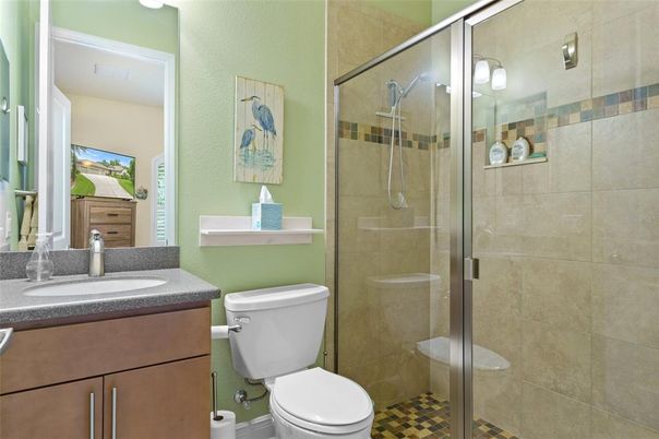 Bathroom, Glass Shower, Interior