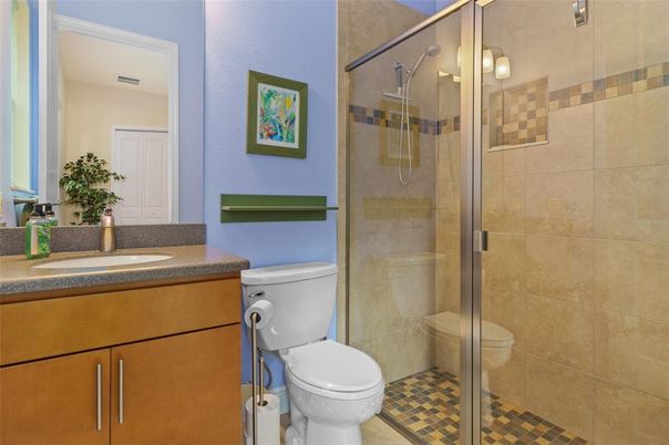 Bathroom, Glass Shower, Interior