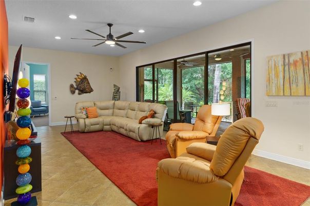 Interior, Living room, Recessed Lighting