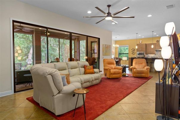 Dining room, Interior, Kitchen, Living room, Pendant Lights, Recessed Lighting