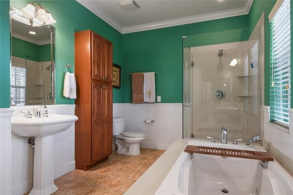 Bathroom, Glass Shower, Interior