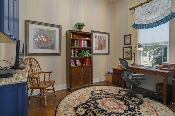 Home Office, Interior, Wood Texture Flooring