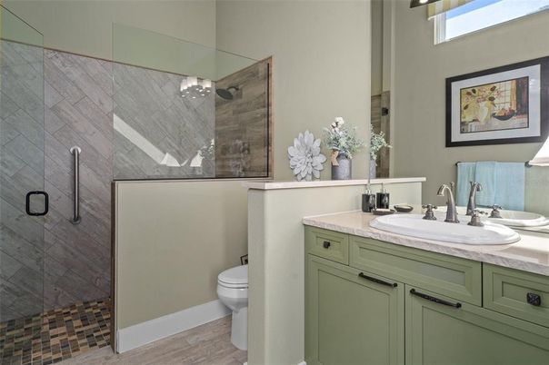 Bathroom, Glass Shower, Interior