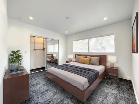Bedroom, Interior, Recessed Lighting