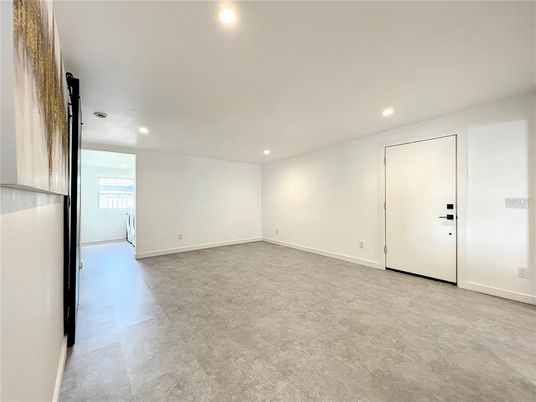 Elevator, Empty room, Interior, Recessed Lighting