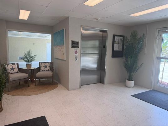 Elevator, Interior, Recessed Lighting