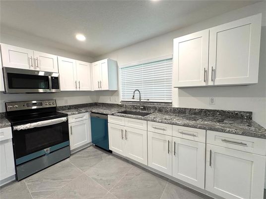 Interior, Kitchen, Recessed Lighting, Stainless Steel Appliances