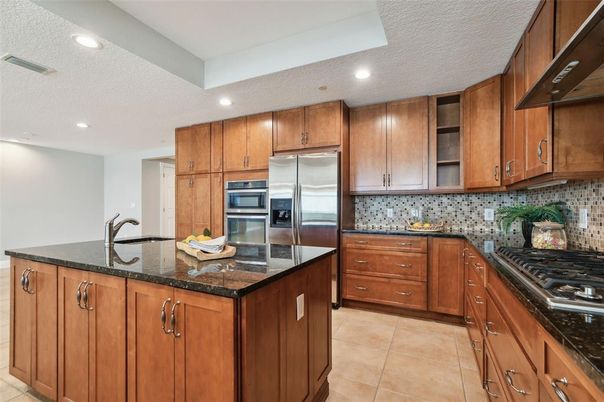 Interior, Kitchen, Recessed Lighting, Stainless Steel Appliances