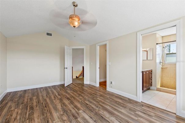 Bathroom, Empty room, Interior, Wood Texture Flooring