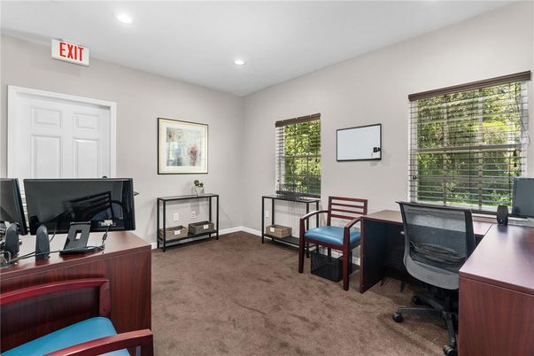Home Office, Interior, Recessed Lighting