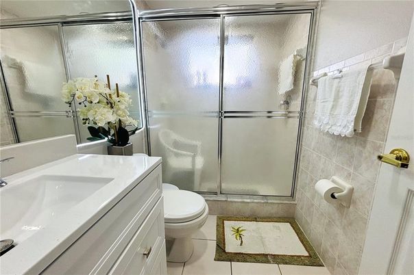 Bathroom, Glass Shower, Interior