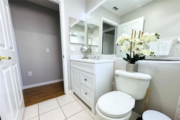 Bathroom, Interior, Wood Texture Flooring