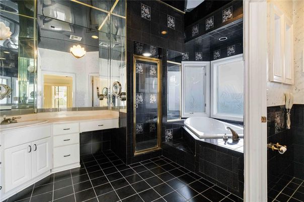 Bathroom, Dual Sink Vanities, Glass Shower, Interior