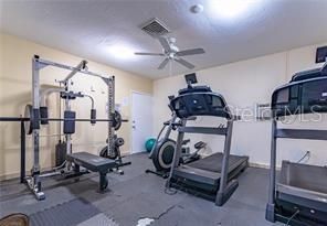 Fitness Equipment, Interior, Recessed Lighting