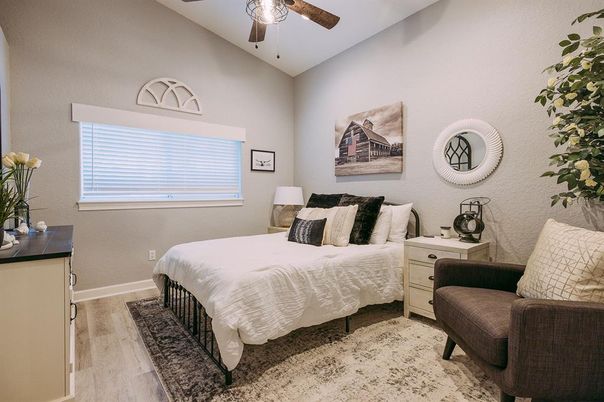 Bedroom, Interior, Wood Texture Flooring