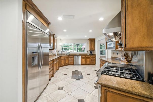 Interior, Kitchen, Recessed Lighting, Stainless Steel Appliances