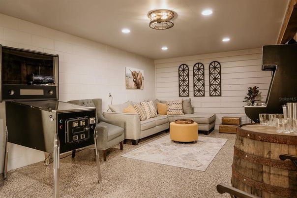 Interior, Living room, Recessed Lighting