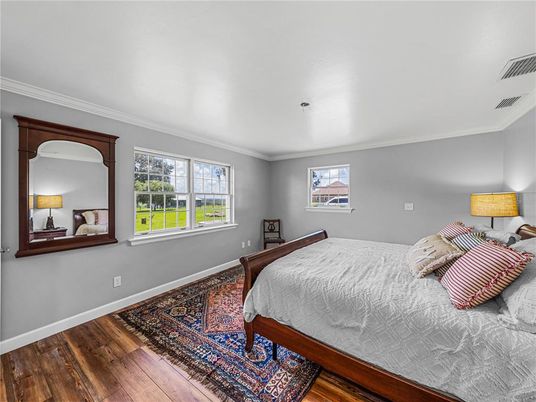 Bedroom, Interior, Wood Texture Flooring