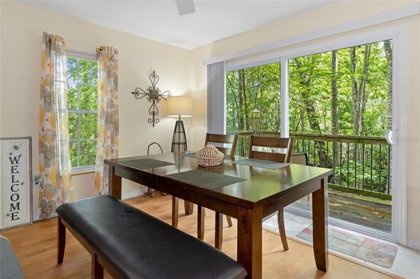 Dining room, Interior, Wood Texture Flooring