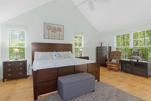 Bedroom, Interior, Wood Texture Flooring