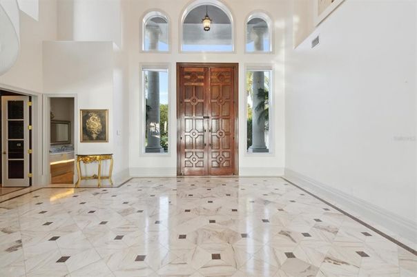 Interior, Marble, Pendant Lights