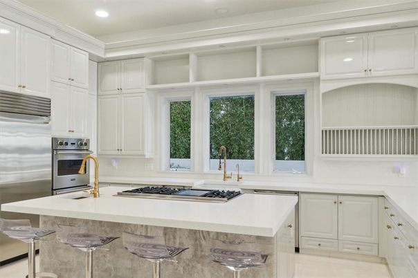 Interior, Kitchen, Recessed Lighting, Stainless Steel Appliances