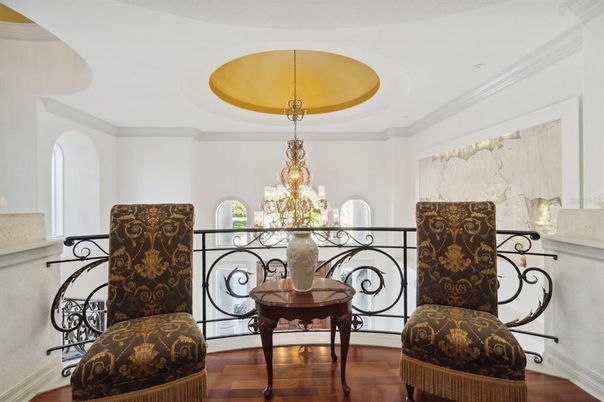 Chandelier, Interior, Wood Texture Flooring