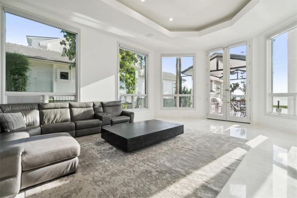Interior, Living room, Recessed Lighting