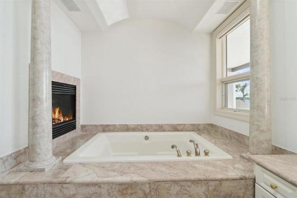 Bathroom, Fireplace, Interior