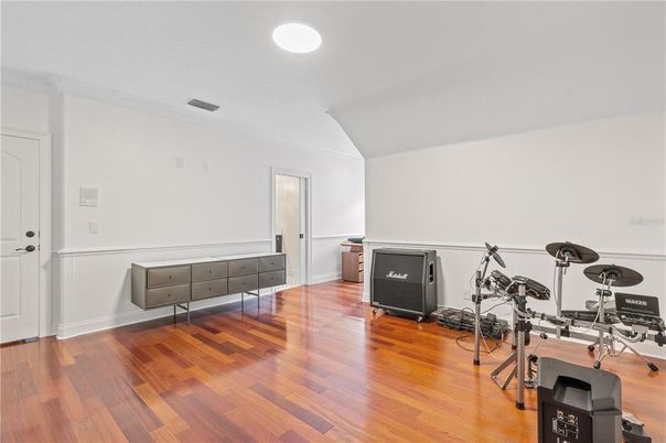 Fitness Equipment, Interior, Wood Texture Flooring