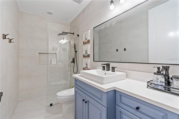 Bathroom, Glass Shower, Interior