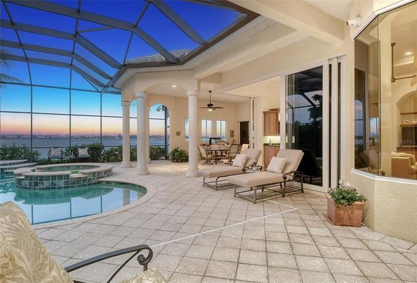 Dining room, Glass Ceilings, Interior, Pool, Sun Room, Water