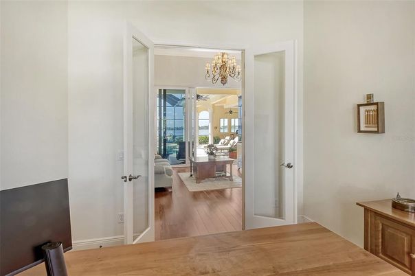 Chandelier, Interior, Wood Texture Flooring