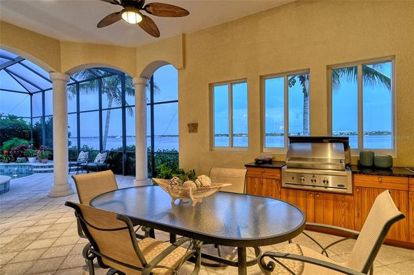 Dining room, Glass Ceilings, Interior, Pool, Sun Room