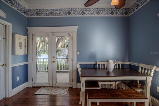 Dining room, Interior, Wood Texture Flooring